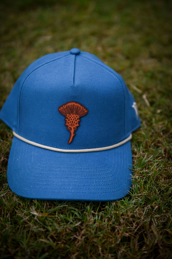 1744 5-Panel Canvas Hat Ft. Leather Thistle