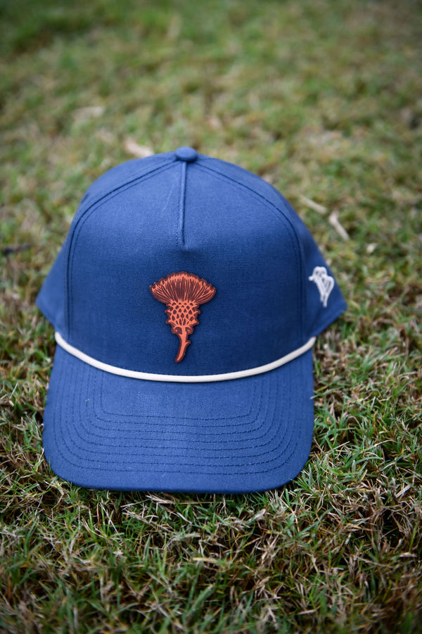 1744 5-Panel Canvas Hat Ft. Leather Thistle